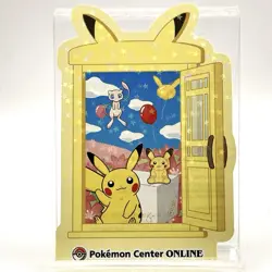 Pikachu Mew Pokemon Center Online Holo Sticker Nintendo Japanese JAPAN Rare F/S - Image 1