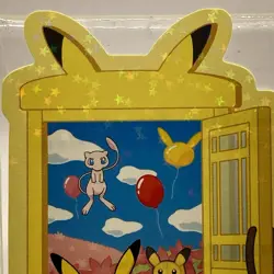 Pikachu Mew Pokemon Center Online Holo Sticker Nintendo Japanese JAPAN Rare F/S - Image 4
