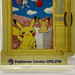 Pikachu Mew Pokemon Center Online Holo Sticker Nintendo Japanese JAPAN Rare F/S - Image 5