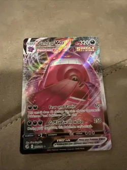 Pokemon Sword & Shield Fusion Strike Gengar VMAX 157/264 Holo Ultra Rare - Image 1