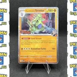 Pokemon TCG - Tyranitar 096/182 - Cosmos Holo Stamped - Destined Rivals - Image 1