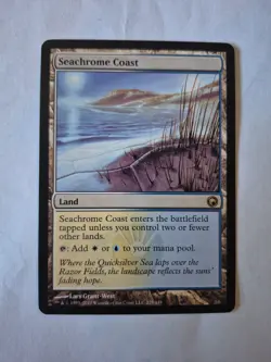 Seachrome Coast Scars of Mirrodin #229/249 Magic the Gathering Regular Rare Card - Image 1