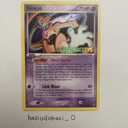 Deoxys 16/107 Destiny Deoxys Movie Promo Stamped Pokemon Card LP - Image 1