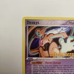 Deoxys 16/107 Destiny Deoxys Movie Promo Stamped Pokemon Card LP - Image 2