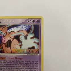 Deoxys 16/107 Destiny Deoxys Movie Promo Stamped Pokemon Card LP - Image 3