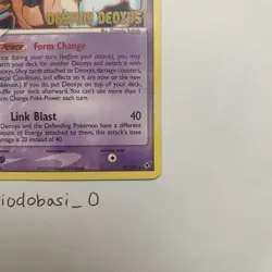 Deoxys 16/107 Destiny Deoxys Movie Promo Stamped Pokemon Card LP - Image 4