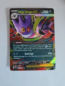 2025 Pokemon Phantasmal Flames Mega Gengar ex Double Rare Card 56/094 - Image 1
