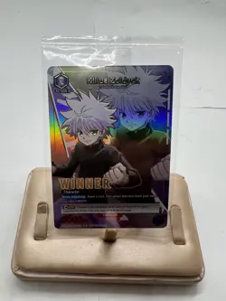 Union Arena Winner Card Hunter x Hunter Killua Zoldyck HTR-1-108 Foil English - Image 1