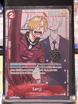 Sanji - OP01-013 (Alternate Art) OP01-013 One Piece Promotion Cards Foil - Image 1