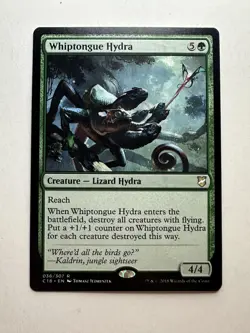 Whiptongue Hydra NM Commander 2018 Magic The Gathering Mtg Near Mint Creature - Image 1