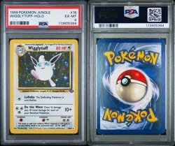 1999 Pokemon Jungle #16/64 - Wigglytuff Holo Rare - PSA 6 EX-MT New Case - Image 3