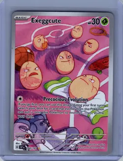 Pokemon SV08: Surging Sparks #192/191 Exeggcute Near Mint or Better - Image 1