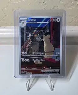 Pokemon Persian 078/064 Illustration Rare Scarlet & Violet Shrouded Fable - Image 1