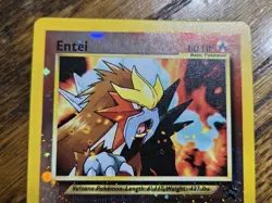 Pokemon Wotc Black Star Promo # 34 Sealed ENTEI + open #34 Entei W/swirl - Image 5