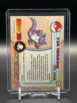Nidoking #34 - Pokemon Topps - Green Logo - Image 2
