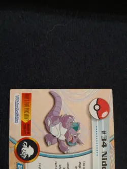 Topps Nidoking #34 2000 Pokemon Series 1 TV Animation Edition - Image 5