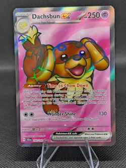 Dachsbun ex, Pokemon SV07: Stellar Crown Ultra Rare, 160/142 NM - Image 1