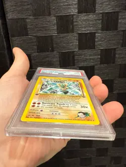 PSA 9 Mint 2000 Pokemon Gym Challenge 1st Edition #6 Giovanni’s Machamp Holo - Image 3
