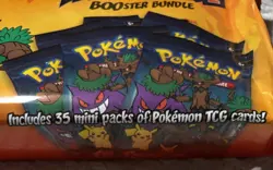 Pokemon 2024 TCG Halloween Trick or Trade BOOster Bundle with 35 Mini Packs New - Image 3