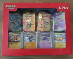 Pokemon TCG Scarlet & Violet 151 Mini Tin 4-Pack Lot 2 Sam’s Club Sealed - Image 3