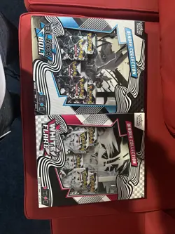 Pokemon Black Bolt and White Flare Binder Collection Bundle Set of 2 In Hand NEW - Image 1