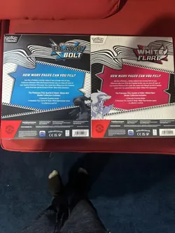 Pokemon Black Bolt and White Flare Binder Collection Bundle Set of 2 In Hand NEW - Image 2