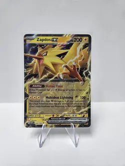 Pokemon TCG SV: Scarlet & Violet 151 Holo 145/165 Zapdos ex NM - Image 1