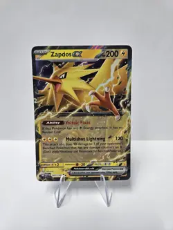 Pokemon TCG SV: Scarlet & Violet 151 Holo 145/165 Zapdos ex NM - Image 3