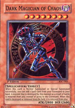 Yugioh! MP Dark Magician of Chaos - IOC-065 - Ultra Rare - Unlimited Edition Mod - Image 1