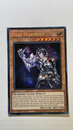 1x Yugioh Visas Starfrost MP23-EN064 prismatic Secret Rare 1st Ed NM - Image 1