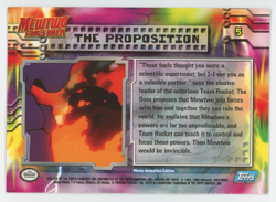 The Proposition 5 Mewtwo Strikes Back TOPPS Pokemon the First Movie Card 1999 - Image 2
