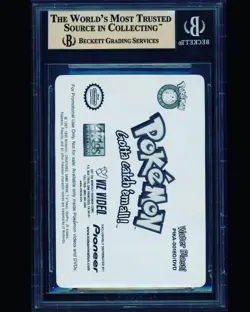 Pikachu 2000 Pokemon Water Blast! DVD Motion Promo Card PIKA-0018D QUAD BGS 9.5 - Image 2