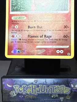 Pokemon Card Arcanine 1/111 Platinum Rising Rivals Rare Reverse Holo LP - Image 3