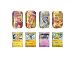 Pokemon 4 Mini Tins + 4 Promo Cards Bundle - 151 SAMS CLUB EXCLUSIVE CONFIRMED - Image 1