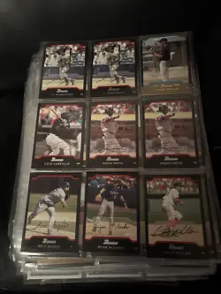 70+ Binder Pages Of Baseball Cards Some Front And Back Lot Collection Bundle Set - Image 1