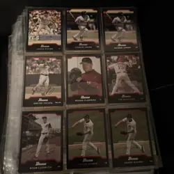 70+ Binder Pages Of Baseball Cards Some Front And Back Lot Collection Bundle Set - Image 2