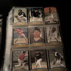 70+ Binder Pages Of Baseball Cards Some Front And Back Lot Collection Bundle Set - Image 3