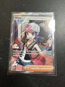 Hilda 164/086 Full Art Ultra Rare White Flare Holo Pokemon TCG Card - Image 1