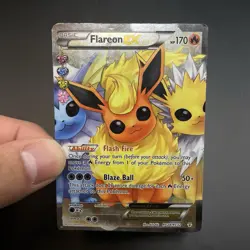 Pokemon Generations Radiant Collection Flareon Ex RC28/RC32 Full Art Card - Image 1