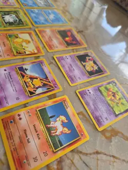 10 Vintage Pokemon Cards D 90'S bundle - Image 3