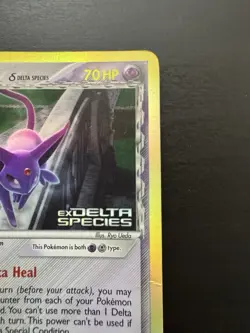 Espeon 4/113 Reverse Holo Rare EX Delta Species Stamped Pokemon Card DMG - Image 3
