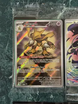 POKEMN MEGA EVOLUTIONS ALAKAZA RIOLU STAMPED BULBASAUR SEALED PROMO 10 CARD LOT - Image 2
