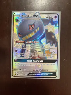 Banette GX SV61/SV94 Full Art Ultra Rare Card Pokemon card Hidden Fates NM-Mint - Image 1