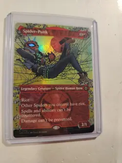 FOIL Mtg Spider-Punk (0210) (Borderless) Marvel's Spider-Man - Image 3