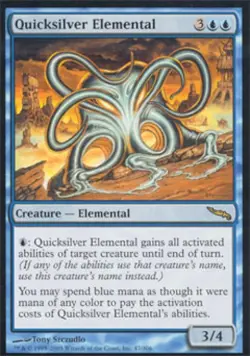 Quicksilver Elemental - Heavy Play MTG Mirrodin - Image 1