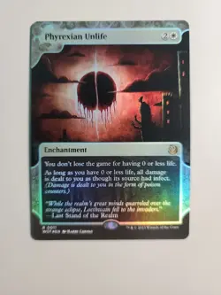 MTG Phyrexian Unlife Wilds of Eldraine Enchanting Tales 0011 Foil Rare - Image 1