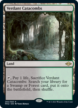 MTG Verdant Catacombs, NM-Mint, English Modern Horizons 2 - Image 1