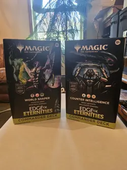 Magic the Gathering Commander Decks Edge of Eternities MTG Set of 2 New Sealed - Image 1