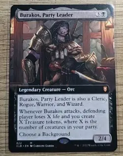 Burakos, Party Leader - EXTENDED ART Commander Legends Battle for Baldur's Gate - Image 1