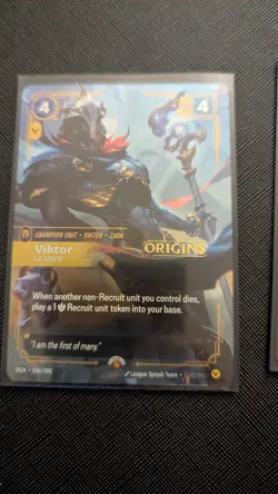 Riftbound Origins Stamped Release Event Champion Promos Viktor, Lee Sin, Jinx - Image 4